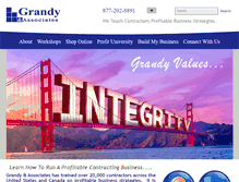 Tablet Screenshot of grandyassociates.com